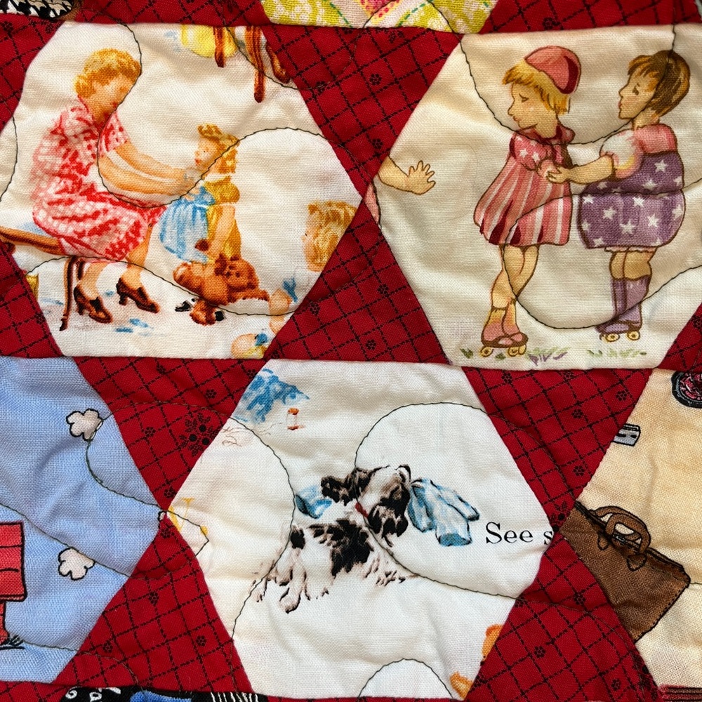 Colorful Seek & Find Handmade Quilt - Picture 5 of 9